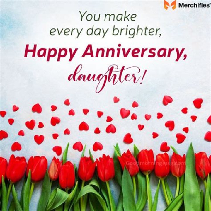 Happy Anniversary to Daughter: Celebrate Her Special Day with Love